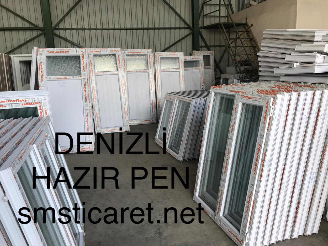 Hazır PVC Pencere Ürünler Denizli Sms Ticaret İnşaat Malzemeleri